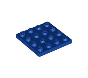 LEGO Bleu royal foncé assiette 4 x 4 (3031)