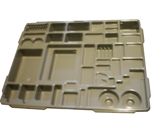 LEGO Dunkles Steingrau 36 Compartment Dacta Sorting Tray (4181890)