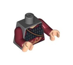 LEGO Gris pierre foncé Alamut Garder Torse (973 / 76382)