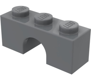 LEGO Grigio pietra scuro Arco 1 x 3 (4490)