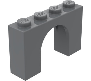 LEGO Gris pierre foncé Arche
 1 x 4 x 2 (6182)