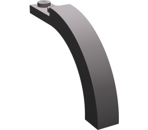 LEGO Dark Stone Gray Arch 1 x 6 x 3.3 with Curved Top (6060 / 30935)