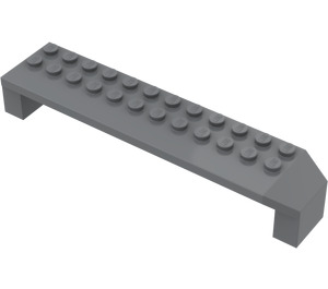 LEGO Dark Stone Gray Arch 2 x 14 x 2.3 (30296)