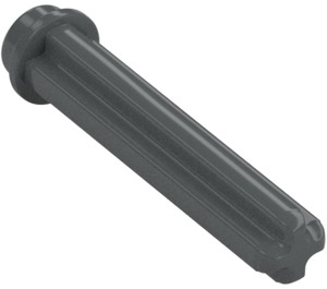 LEGO Dark Stone Gray Axle 3 with Stud (6587 / 13670)