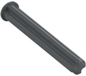 LEGO Dark Stone Gray Axle 4 with End Stop (87083)