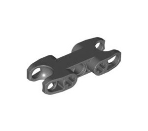 LEGO Dark Stone Gray Axle and Pin Connector with Ball Sockets and Smooth Sides (61053)