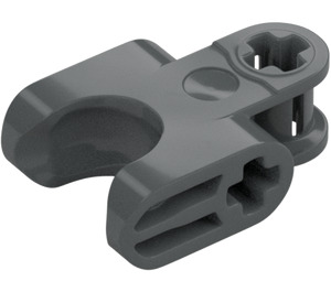 LEGO Dark Stone Gray Ball Joint Socket and Axle (67695)