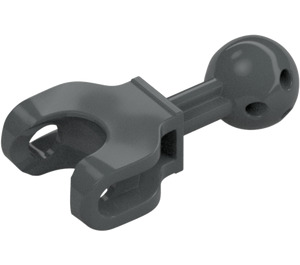 LEGO Dark Stone Gray Ball Joint with Ball Socket (90611)