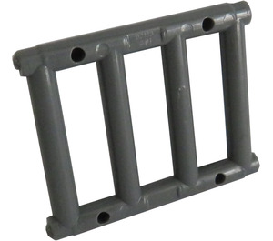 LEGO Dark Stone Gray Bar 1 x 4 x 3 with 4 End Protrusions (62113)