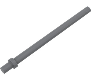 LEGO Dark Stone Gray Bar 6.6 with Thin Stop Ring (4095)