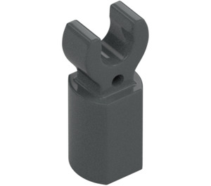 LEGO Grigio pietra scuro Barra Supporto con Clip (11090 / 44873)