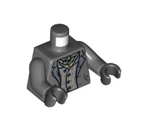 LEGO Dunkles Steingrau Barret Torso (76382)