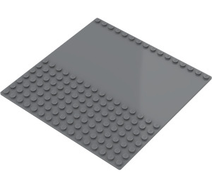 LEGO Dunkles Steingrau Grundplatte 16 x 16 mit Driveway (30225 / 51595)