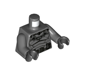 LEGO Donker Steengrijs Batman (Dark Stone Grijs Suit) Minifig Torso (973 / 76382)