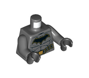 LEGO Ciemny kamienny szary Batman Minifigurka Tułów (973 / 76382)