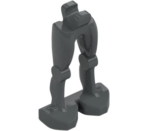 LEGO Dark Stone Gray Battle Droid Legs with Torso Clip (42687 / 65035)