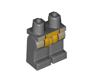 LEGO Dark Stone Gray Battle Suit Axl Minifigure Hips and Legs (3815 / 29018)