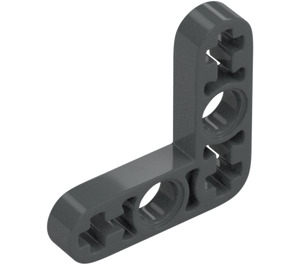 LEGO Dark Stone Gray Beam 3 x 3 x 0.5 Bent 90 Degrees L Shape (32056 / 59605)