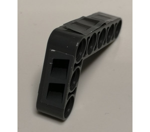 LEGO Dark Stone Gray Beam 3 x 5 Bent 90 degrees, 3 and 5 Holes with Air Intakes (Left) Sticker (32526)