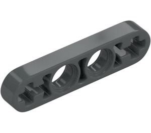 LEGO Dark Stone Gray Beam 4 x 0.5 Thin with Axle Holes (32449 / 63782)