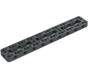 LEGO Dark Stone Gray Beam Frame 3 x 19 (67491)