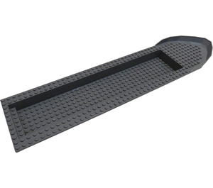 LEGO Donker steengrijs Boot Deck 51 x 12 x 6 (54101)