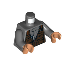 LEGO Tmavě kamenná šedá Bodhi Rook Minifigurka Trup (973 / 76382)