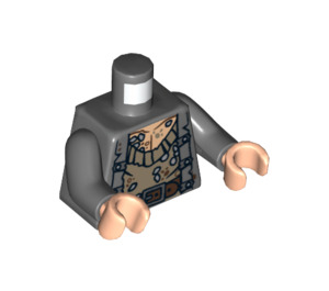 LEGO Dunkles Steingrau Bootstrap Bill Torso (973 / 76382)