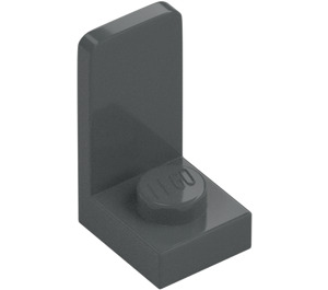 LEGO Dark Stone Gray Bracket 1 x 1 with 1 x 2 Plate Up (73825)