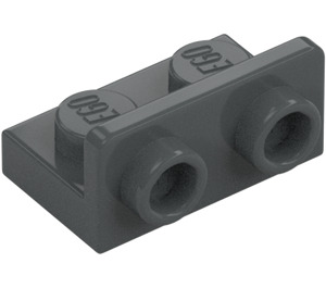 LEGO Dark Stone Gray Bracket 1 x 2 with 1 x 2 Up (99780)