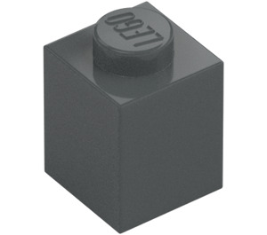 LEGO Dark Stone Gray Brick 1 x 1 (3005 / 30071)