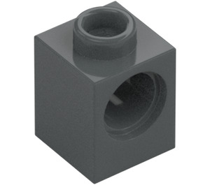 LEGO Dark Stone Gray Brick 1 x 1 with Hole (6541)