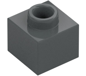 LEGO Dark Stone Gray Brick 1 x 1 x 0.7 (86996)