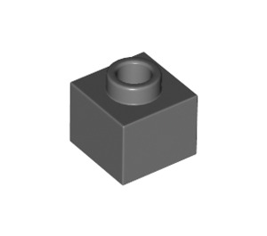 LEGO Gris pierre foncé Brique 1 x 1 x 0.7 (86996)