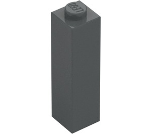 LEGO Dark Stone Gray Brick 1 x 1 x 3 (14716)