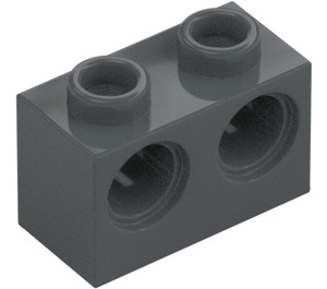 LEGO Dark Stone Gray Brick 1 x 2 with 2 Holes (32000)