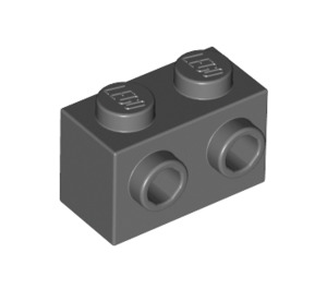 LEGO Dark Stone Gray Brick 1 x 2 with Studs on One Side (11211)