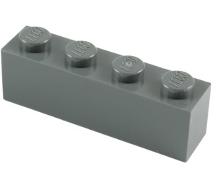 LEGO Dark Stone Gray Brick 1 x 4 (3010 / 6146)