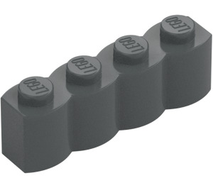 LEGO Dark Stone Gray Brick 1 x 4 Log (30137)