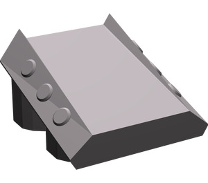 LEGO Dark Stone Gray Brick 2 x 2 with Flanges and Pistons (30603)