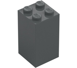 LEGO Mørk steingrå Kloss 2 x 2 x 3 (30145)