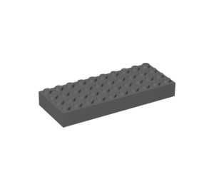 LEGO Mørk stengrå Klods 4 x 10 (6212)