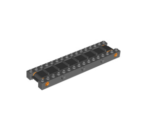 LEGO Dark Stone Gray Brick 4 x 16 Beam for Conveyer Belt Assembly (92712 / 92715)