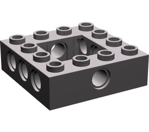 LEGO Dark Stone Gray Brick 4 x 4 with Open Center 2 x 2 (32324)