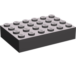 LEGO Dark Stone Gray Brick 4 x 6 (2356 / 44042)