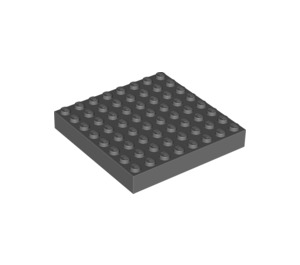 LEGO Dark Stone Gray Brick 8 x 8 (4201 / 43802)