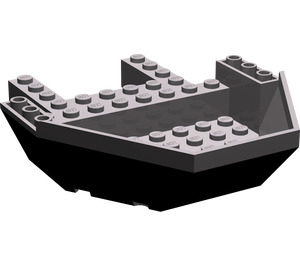 LEGO Dark Stone Gray Cockpit 10 x 14 x 2 & 2/3 (30299)