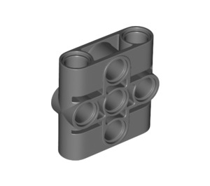 LEGO Dark Stone Gray Connector Beam 1 x 3 x 3 (39793)