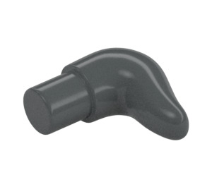 LEGO Dark Stone Gray Cow Horn (64847 / 67258)