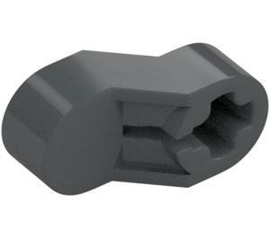 LEGO Dark Stone Gray Crankshaft Link (2854 / 10721)